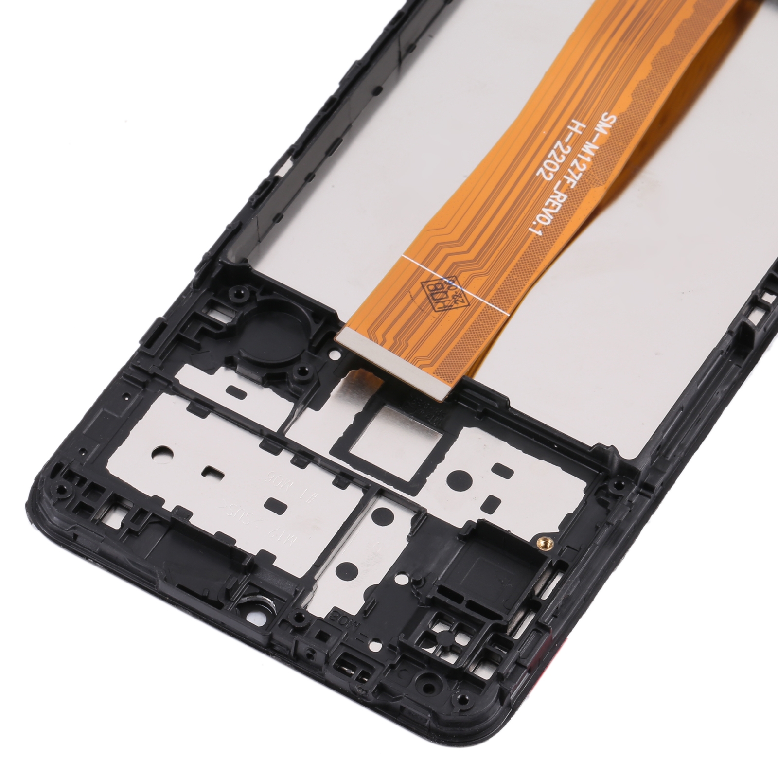 Original LCD-skærm til Samsung Galaxy M12 SM-M127 Digitizer Fuld samling med ramme_voghion.com