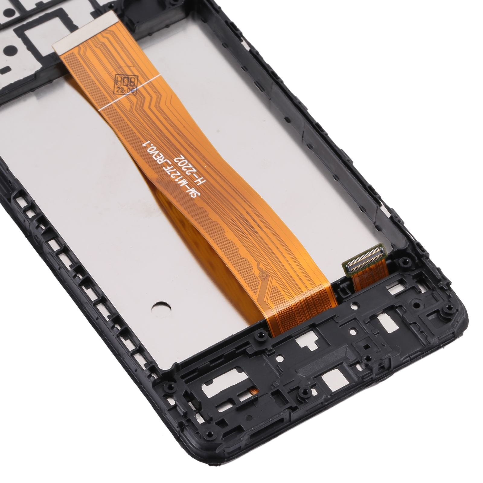 Original LCD-skærm til Samsung Galaxy M12 SM-M127 Digitizer Fuld samling med ramme_voghion.com
