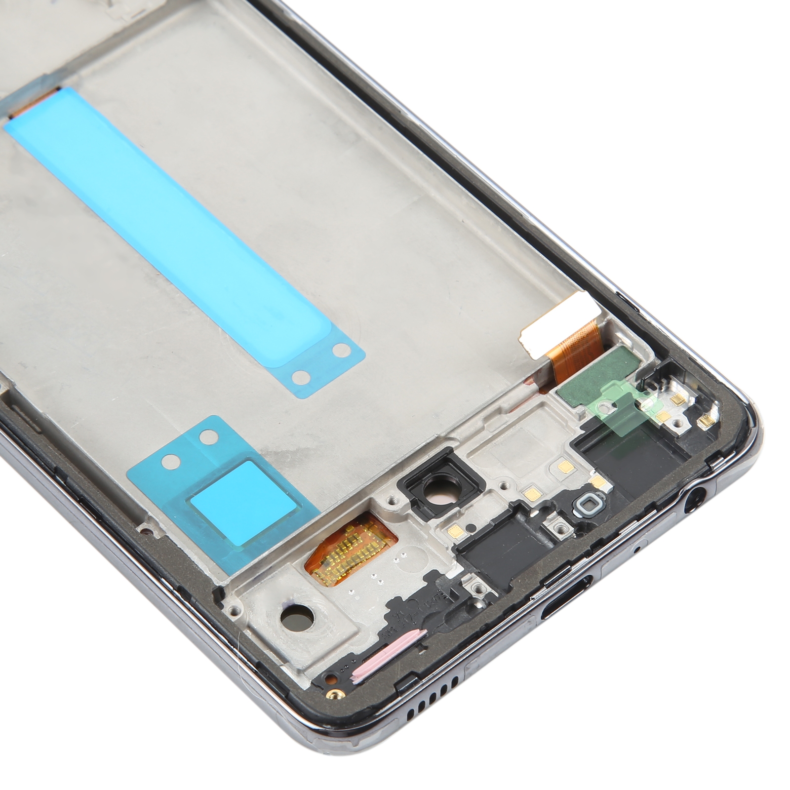 6.33 inch OLED LCD Screen for Samsung Galaxy A52s 5G SM-A528 Digitizer Full Assembly with Frame(Black)_voghion.com