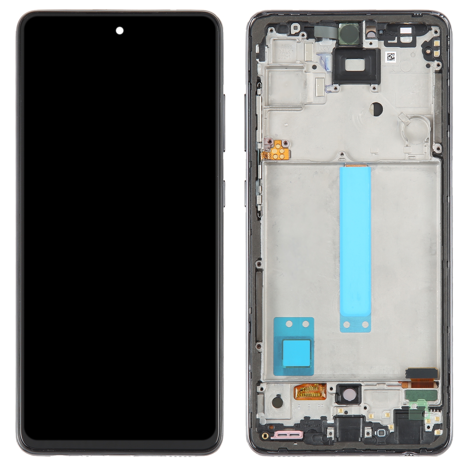 Ecran LCD OLED de 6,33 inci pentru Samsung Galaxy A52 4G SM-A525 Digitizor asamblat complet cu ramă (negru)_voghion.com
