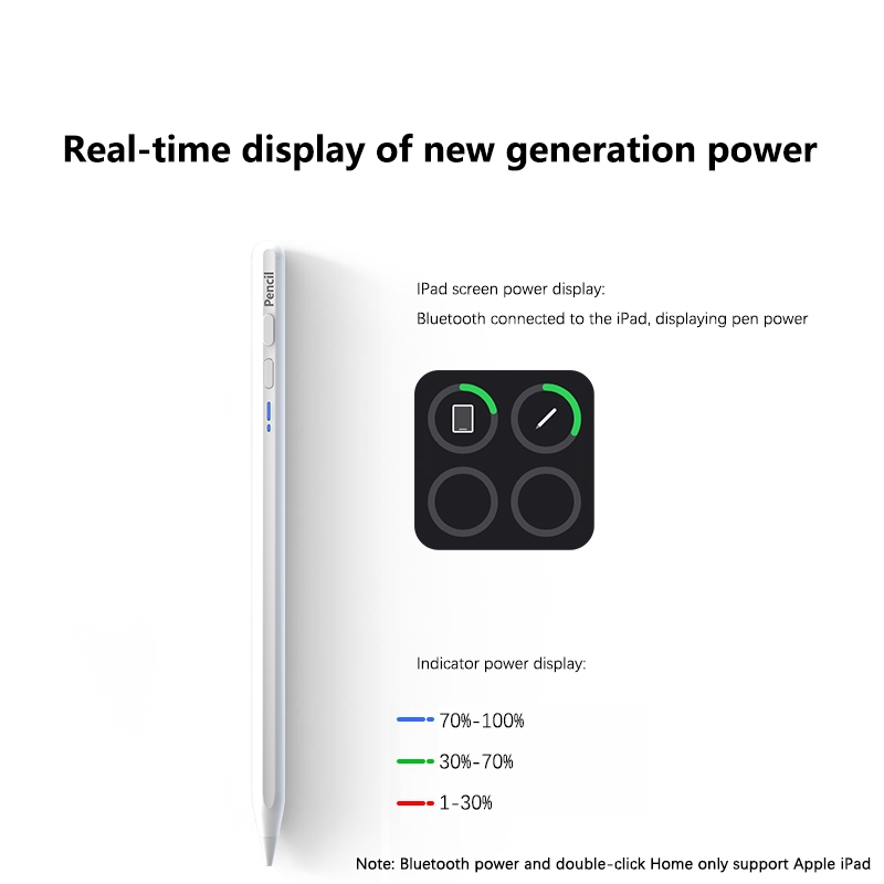 BP17-BL Type-C Universal Magnetic Bluetooth Stylus Pen(White)_voghion.com