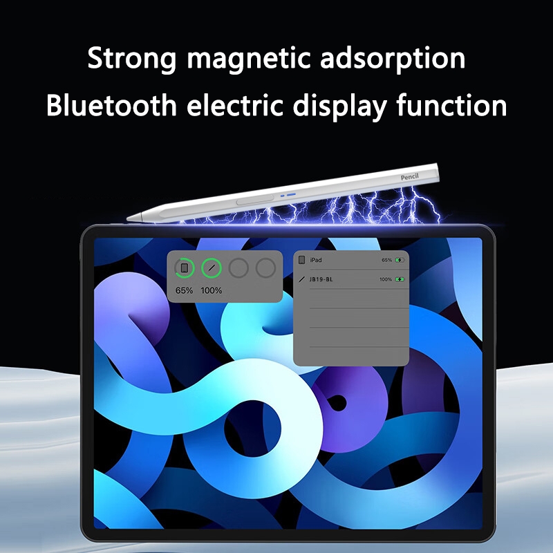 BP19-BL Type-C Universal Magnetic Hexagon Bluetooth Stylus Pen(White)_voghion.com