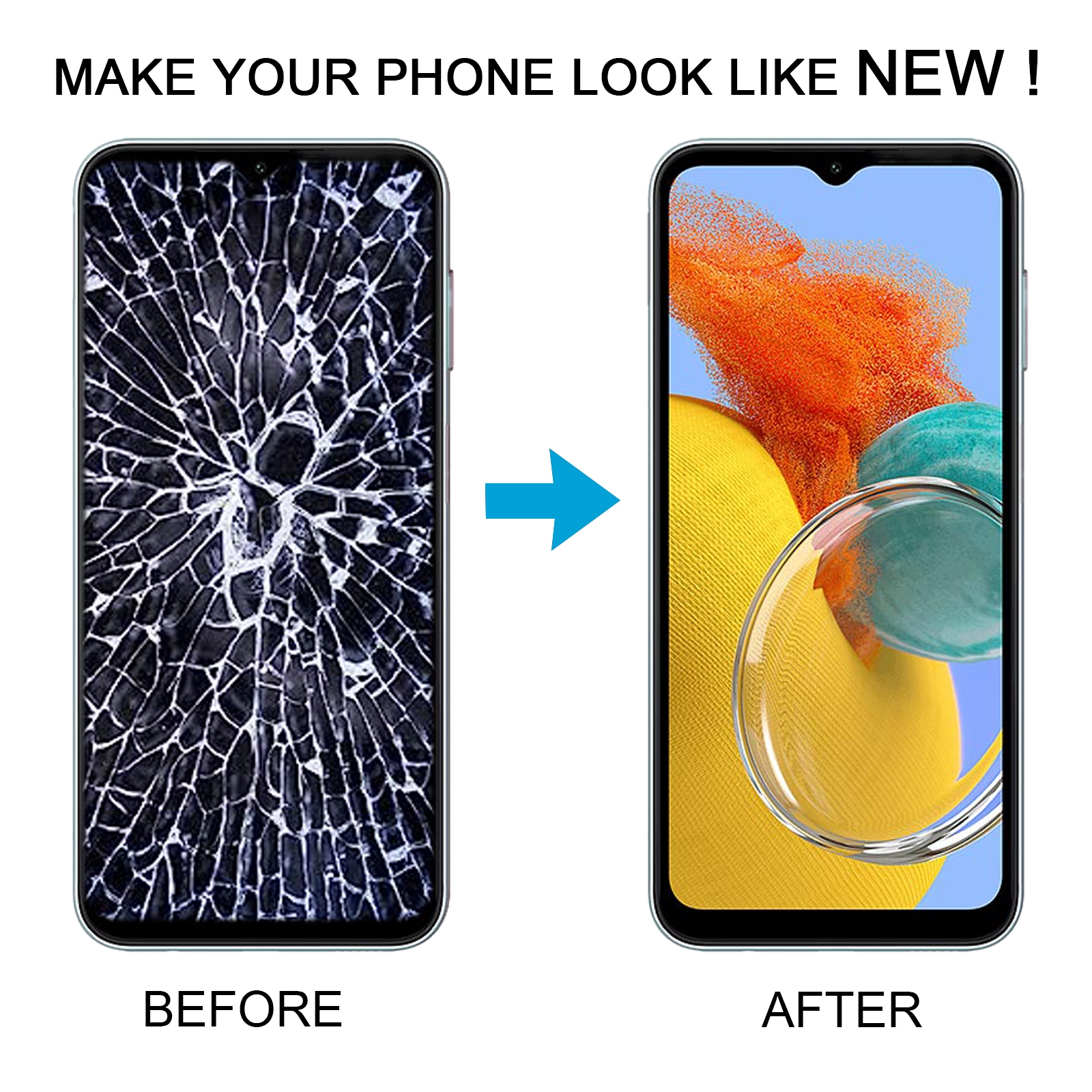 For Samsung Galaxy M14 SM-M146B Original LCD Screen Digitizer Full Assembly with Frame_voghion.com