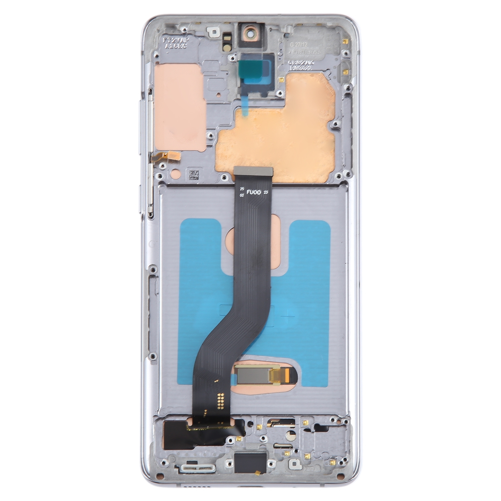 For Samsung Galaxy S20+ 4G/5G SM-G985/986 6.67 inch OLED LCD Screen Digitizer Full Assembly with Frame(Grey)_voghion.com