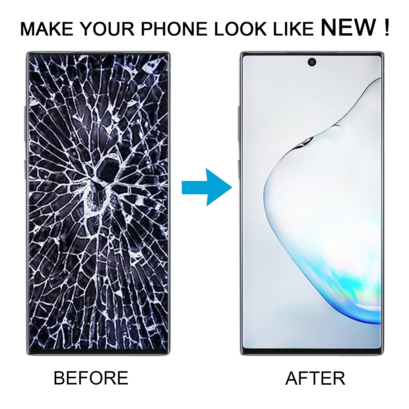 Für Samsung Galaxy Note10+ SM-N975 6,67 Zoll OLED-LCD-Bildschirm-Digitizer-Vollmontage mit Rahmen (schwarz)_voghion.com