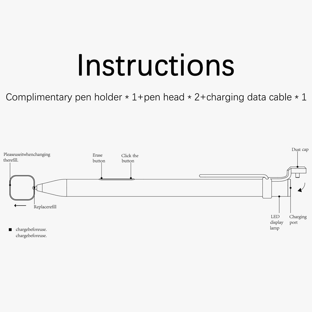 Universal Tablet Drawing Pencil Stylus Pen_voghion.com