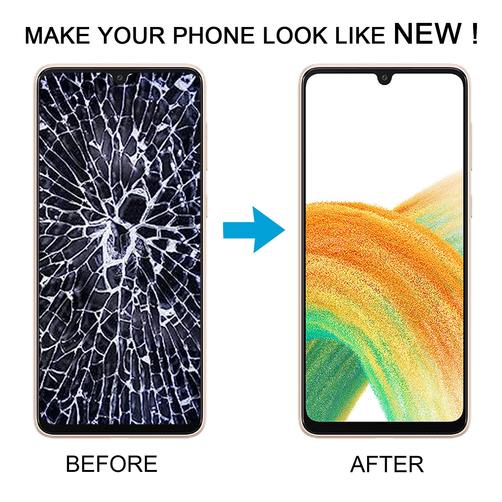 Do Samsung Galaxy A33 5G SM-A336B TFT LCD Digitizer pełny montaż, nie obsługuje identyfikacji odcisków palców_voghion.com