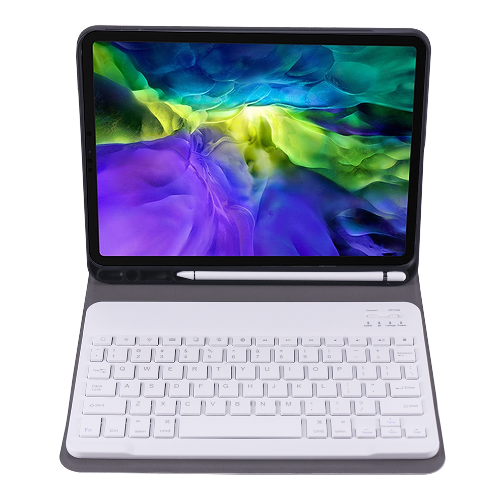 A11B 2020 Ultra-thin ABS Detachable Bluetooth Keyboard Tablet Case for iPad Pro 11 inch (2020), with Pen Slot & Holder (Rose Gold)_voghion.com