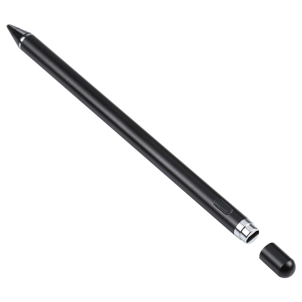 Universal Active Capacitive Stylus Pen(Black)_voghion.com