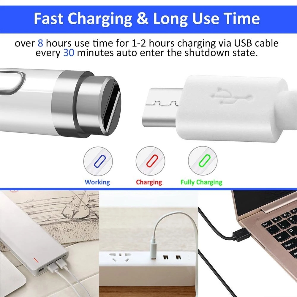 Universal Active Capacitive Stylus Pen(Black)_voghion.com