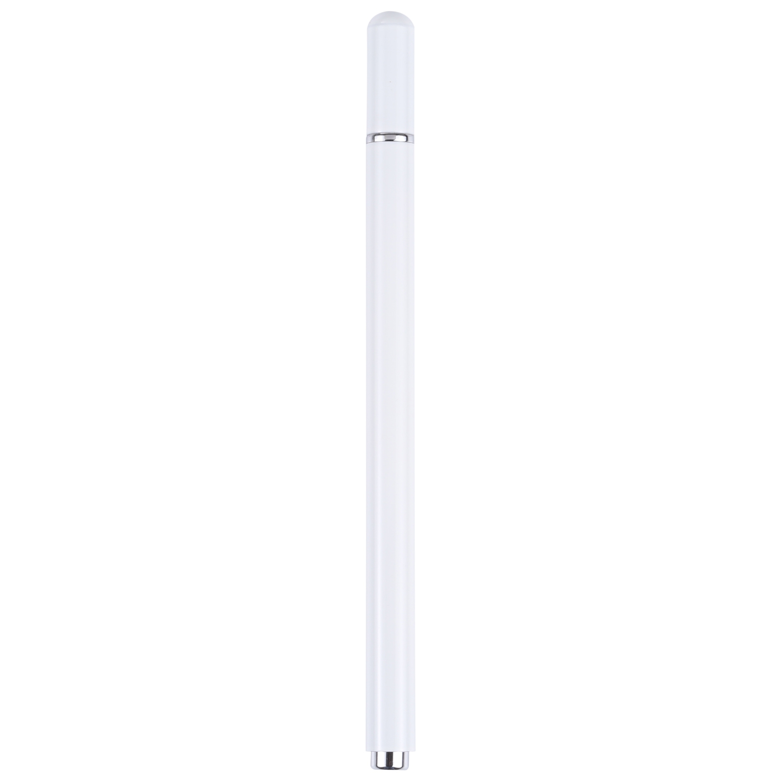 366 Universal Silicone Disc Nib Capacitive Stylus Pen with Magnetic Cap(White)_voghion.com