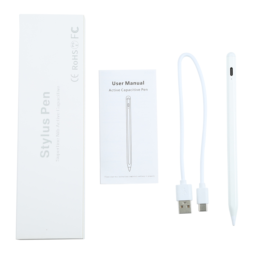 Universal Active Touch Capacitive Stylus Pen with Fine Tip_voghion.com
