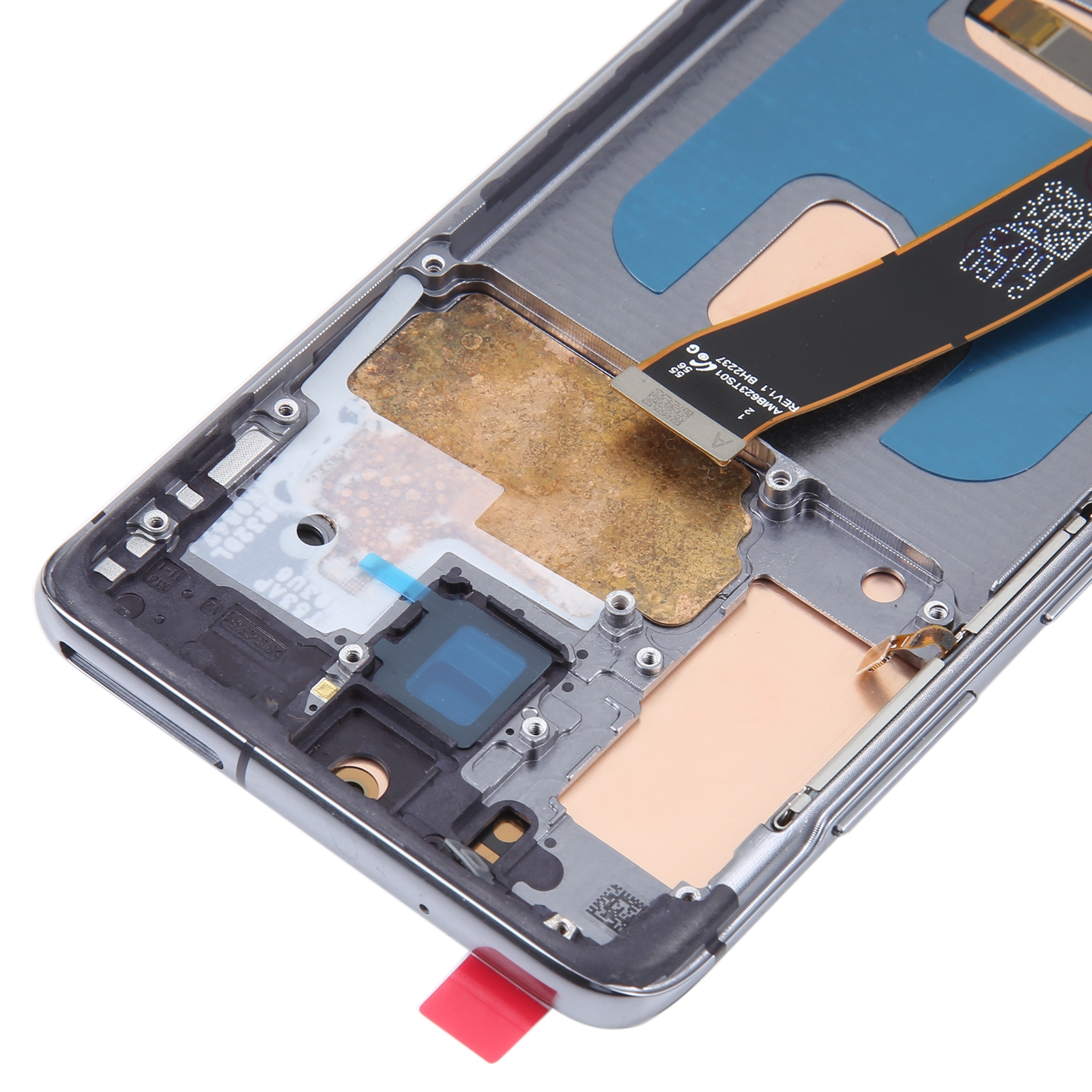 OLED Material LCD Screen for Samsung Galaxy S20 SM-G980 Digitizer Full Assembly With Frame(Black)_voghion.com