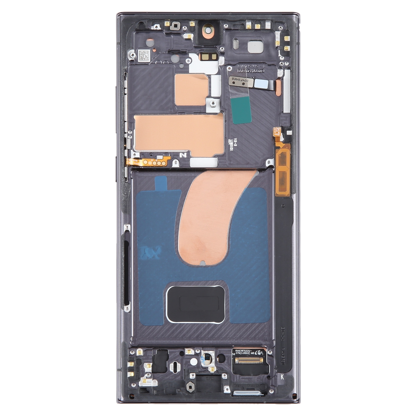 Ecran LCD OLED digitizor complet, asamblare, pentru Samsung Galaxy S23 Ultra 5G SM-S918U ediție SUA, 6,78 inch, cu ramă (negru)_voghion.com