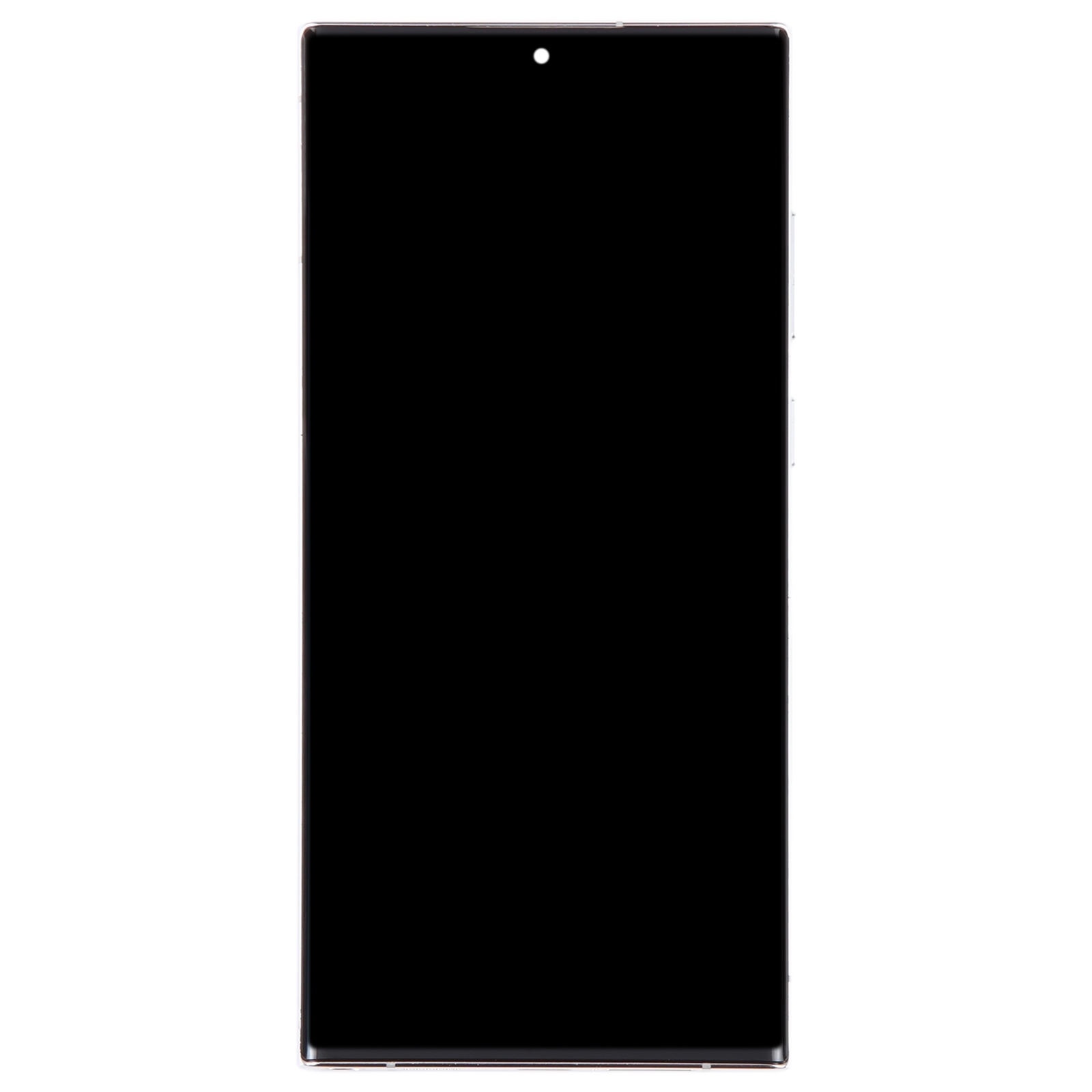 Für Samsung Galaxy S22 Ultra 5G SM-S908B EU Edition 6,78 Zoll OLED-LCD-Bildschirm Digitizer Komplettbaugruppe mit Rahmen (Silber)_voghion.com