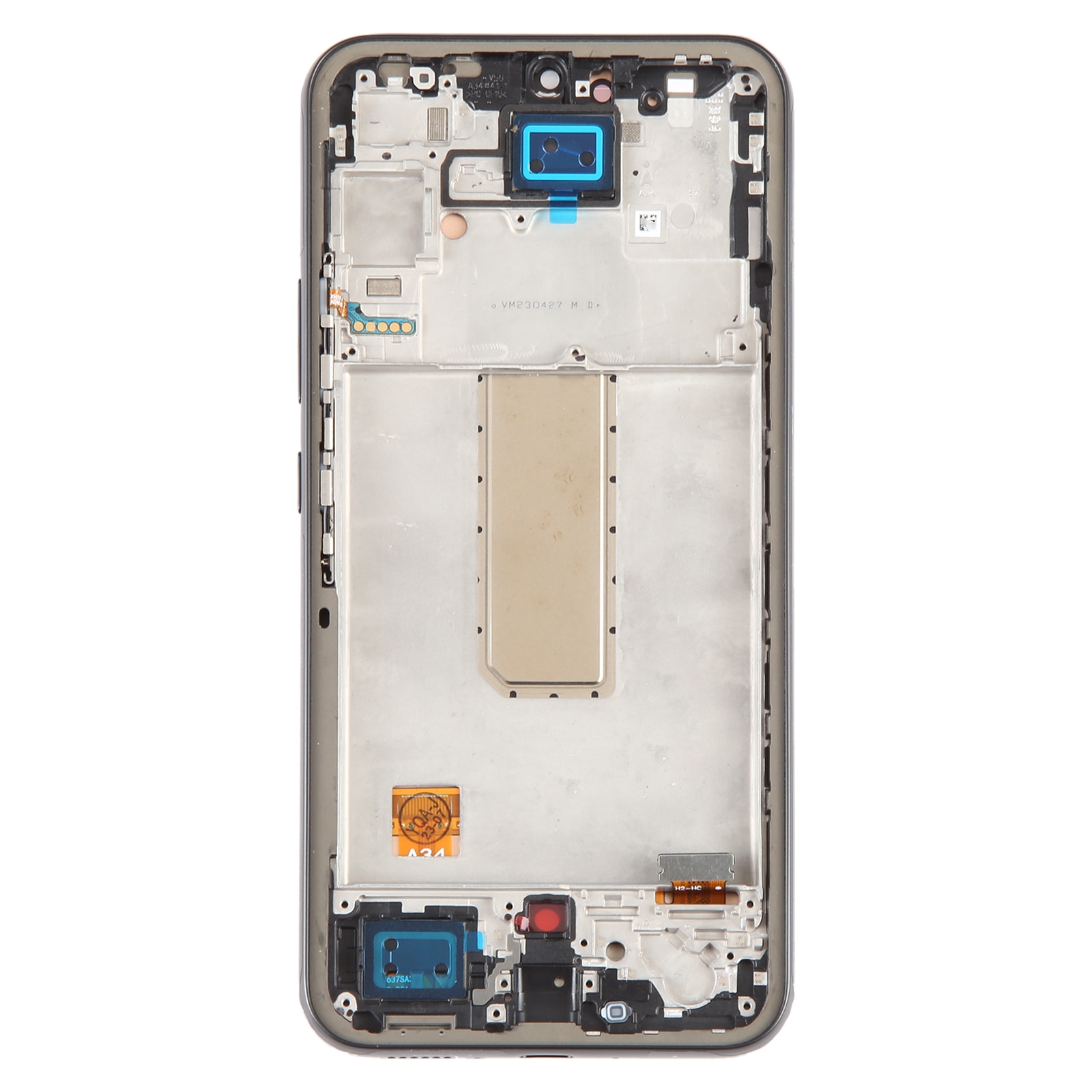 Til Samsung Galaxy A34 5G SM-A346B OLED LCD Screen Digitizer Fuld samling med ramme_voghion.com