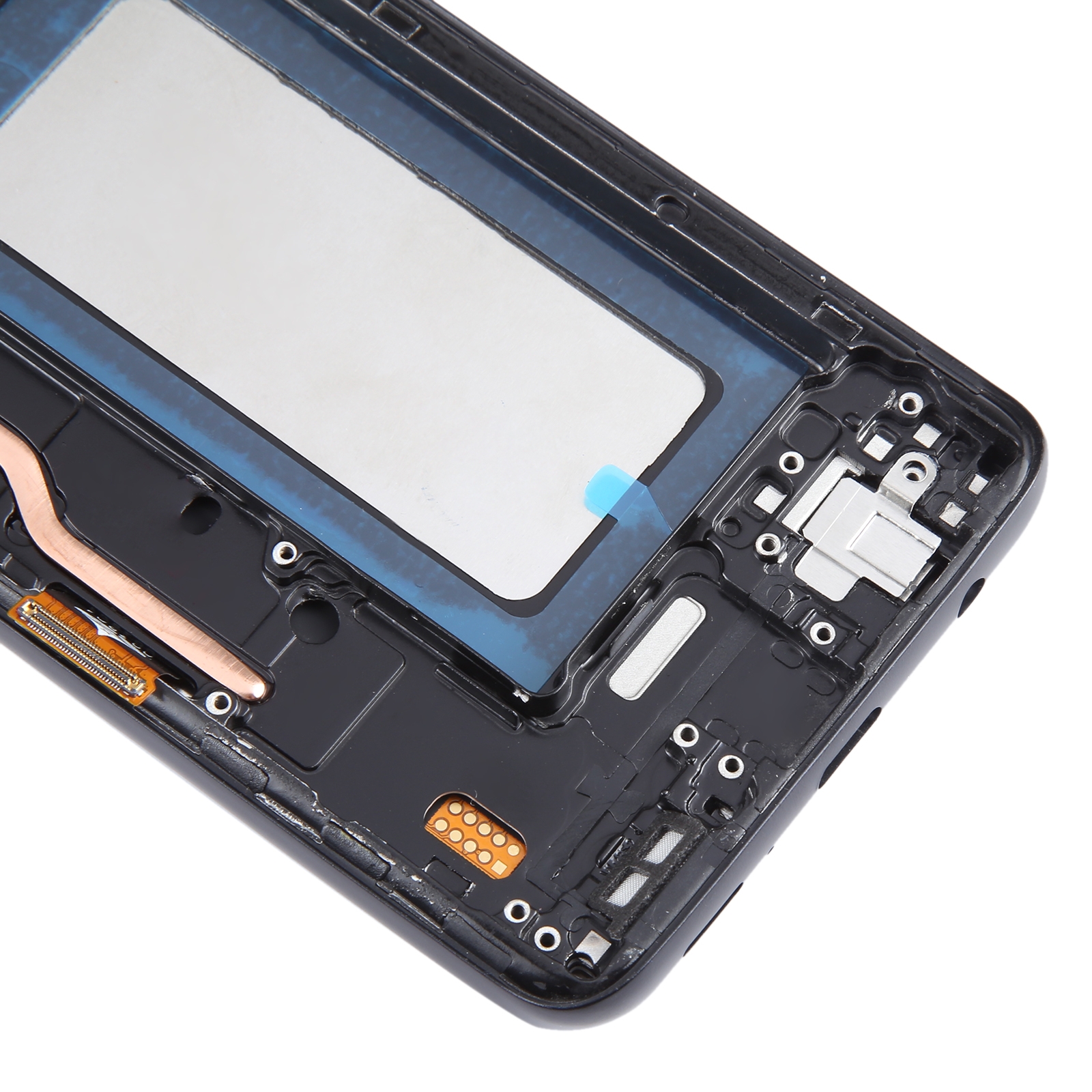 For Samsung Galaxy S9 SM-G960 TFT LCD Screen Digitizer Full Assembly with Frame (Black)_voghion.com
