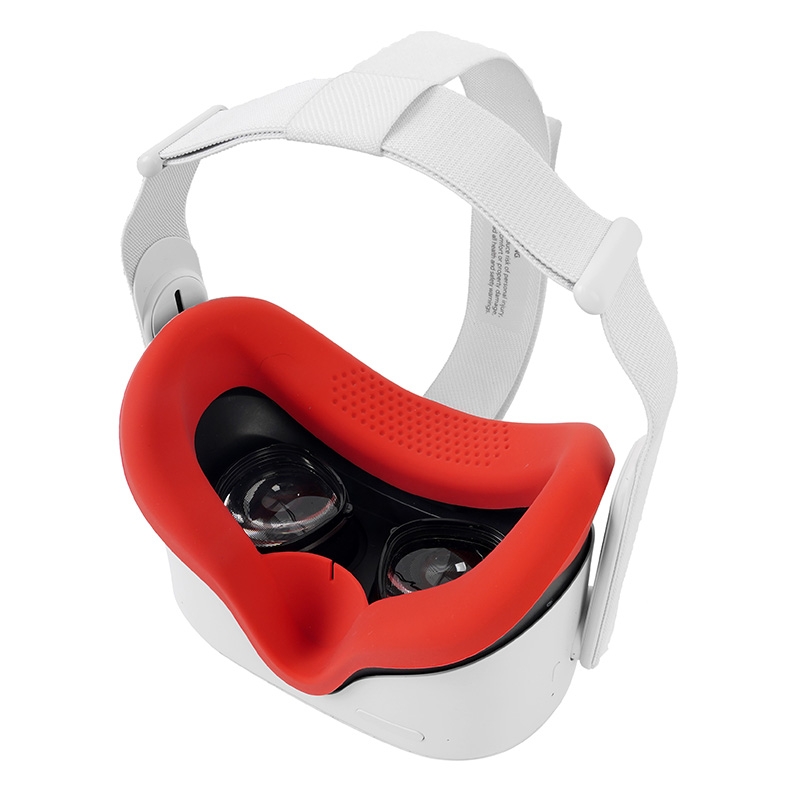 JD-391215 Suitable for Oculus Quest2 Generation VR Eye Mask Silicone Cover + Lens Cover Set(Gun gray)_voghion.com