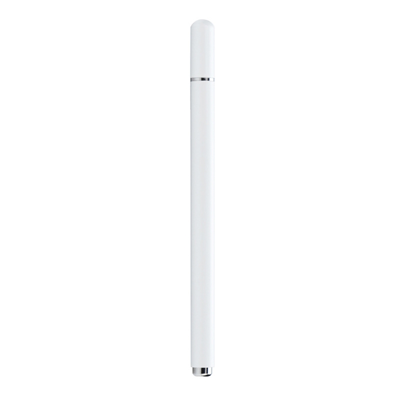 AT-28 Macarone Color Passive Capacitive Pen Mobile Phone Touch Screen Stylus with 1 Pen Head(White)_voghion.com