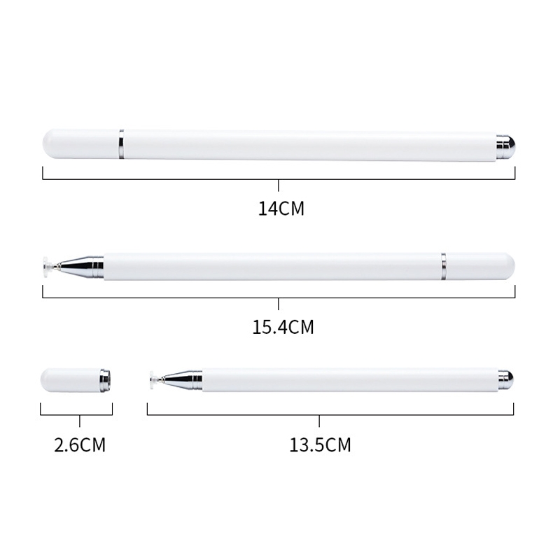 AT-29 High Accuracy Single Use Magnetic Suction Passive Capacitive Pen Mobile Phone Touch Stylus(White)_voghion.com