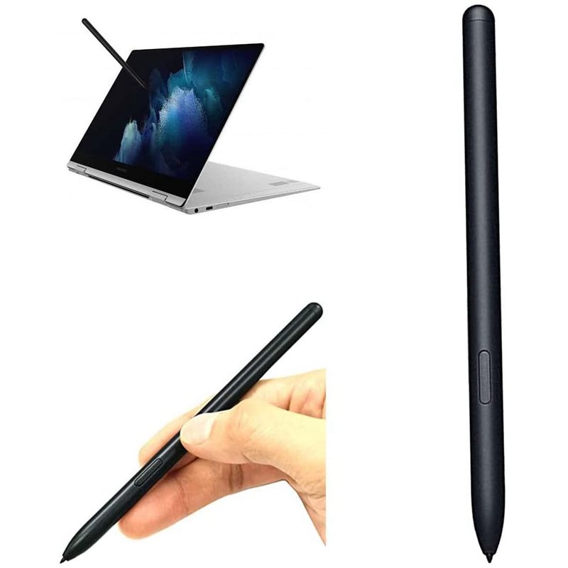 Replacement Touch Stylus S Pen for Samsung Galaxy Tab S7 SM-T870 T876B / Tab S7+ T970 SM-T976B / Tab S6 Lite (Mystic Black)_voghion.com