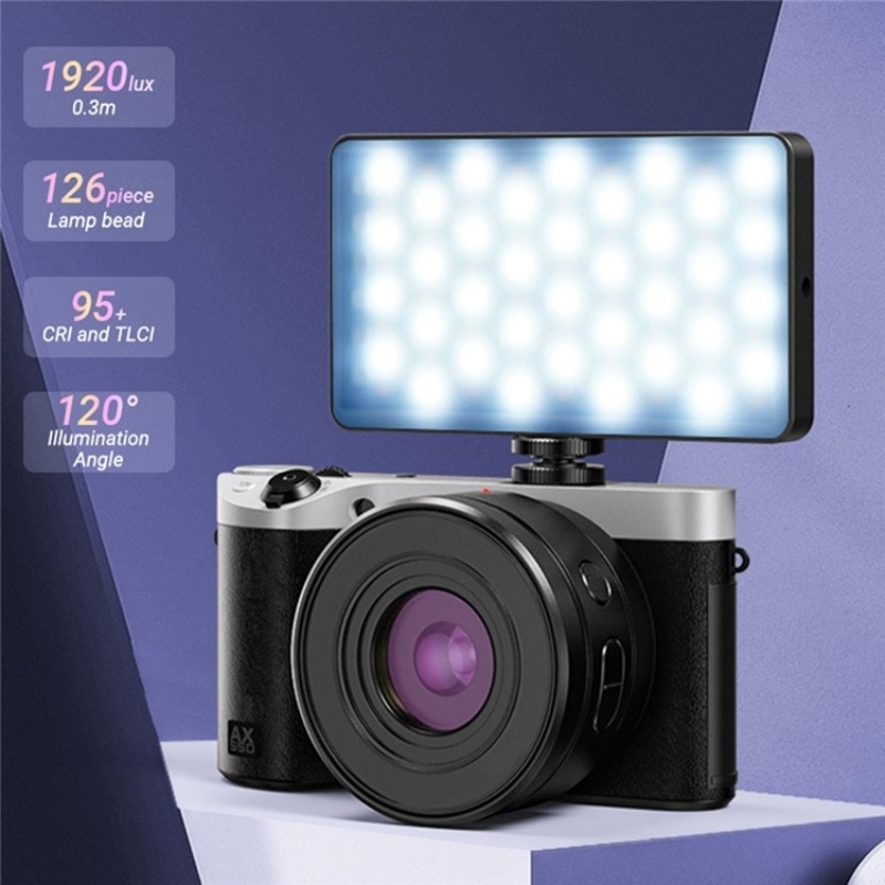 Lampă de fotografie M1SE RGB cu 12 efecte, ecran TFT de 0,96 inci, lumină de umplere de buzunar_voghion.com