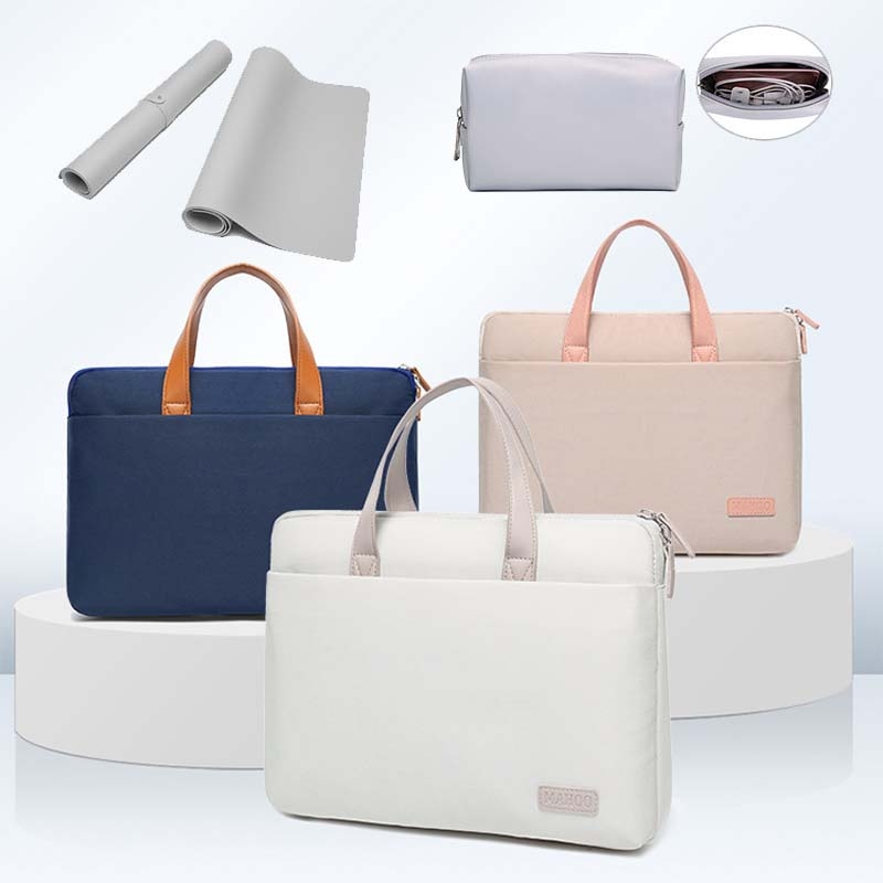 Per MacBook 15,6-16,1 pollici MAHOO 10188 Borsa per computer portatile ultrasottile a mano Borsa per laptop, Colore: Blu scuro_voghion.com
