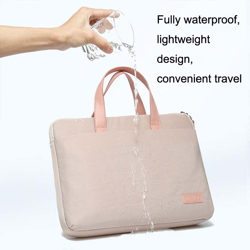 Per MacBook 15,6-16,1 pollici MAHOO 10188 Borsa per computer portatile ultrasottile a mano Borsa per laptop, Colore: Blu scuro_voghion.com