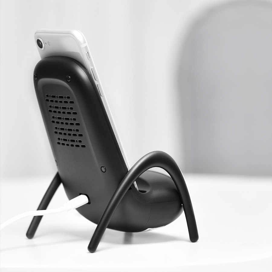 WC001 Magnaphon Wireless Charger For IPhone And Other Android Phones(Black)_voghion.com