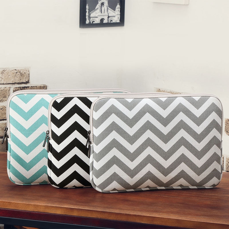 Wavy Pattern Notebook Liner Bag, Size: 10 inches(Light Green)_voghion.com