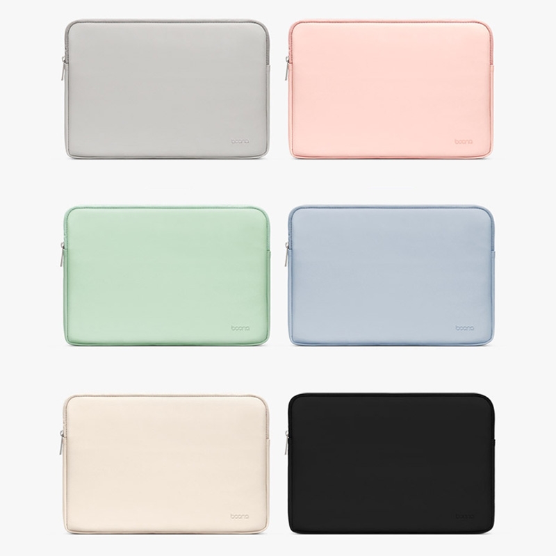 Laptopväska i PU-läder, färg: himmelsblå, storlek: 11/12 tum_voghion.com