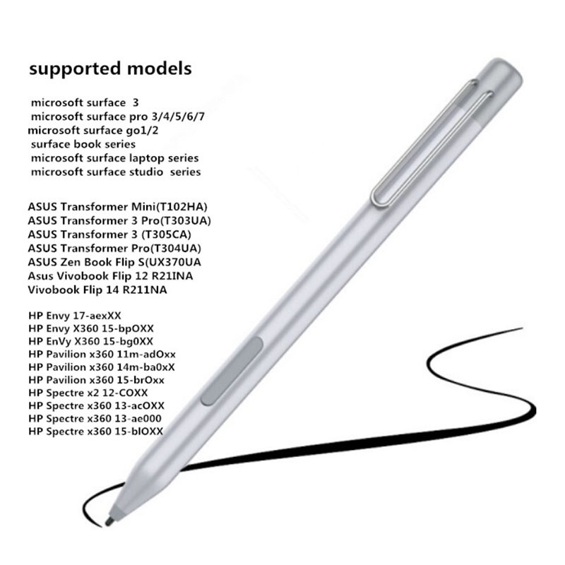 For Microsoft Surface Series Stylus Pen Electronic Pen(Black)_voghion.com