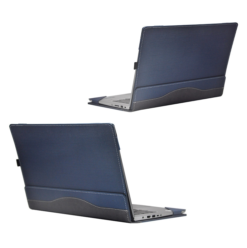 Laptopfodral i PU-läder för HP Spectre X360 15-EB 15.6(blå)_voghion.com
