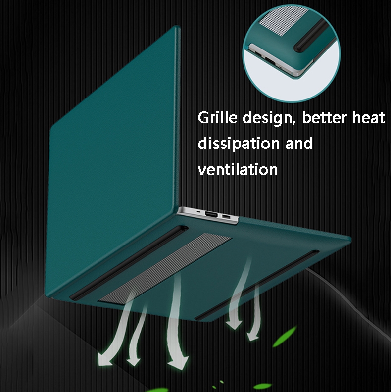 Laptop Anti-Drop Protective Case For Honor Magicbook Pro 16(Dark Green)_voghion.com