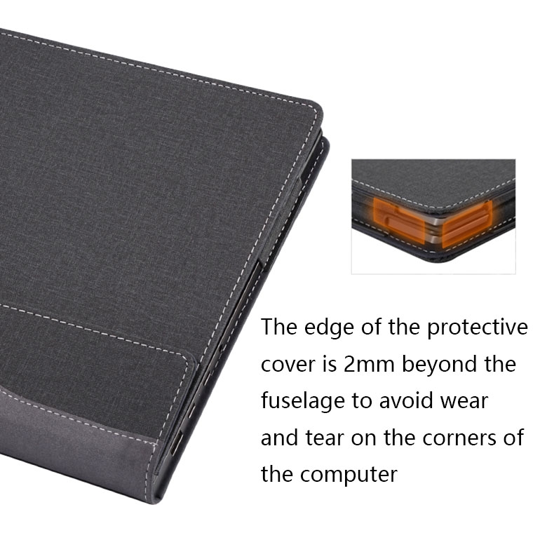 Laptop Anti-Drop Protective Case For Lenovo Thinkbook 15 2021(Black)_voghion.com