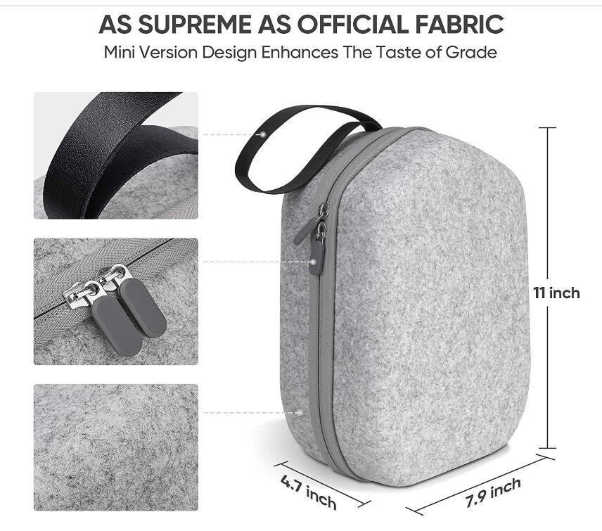 Portable VR Glasses Storage Case For Oculus Quest 2(Gray)_voghion.com