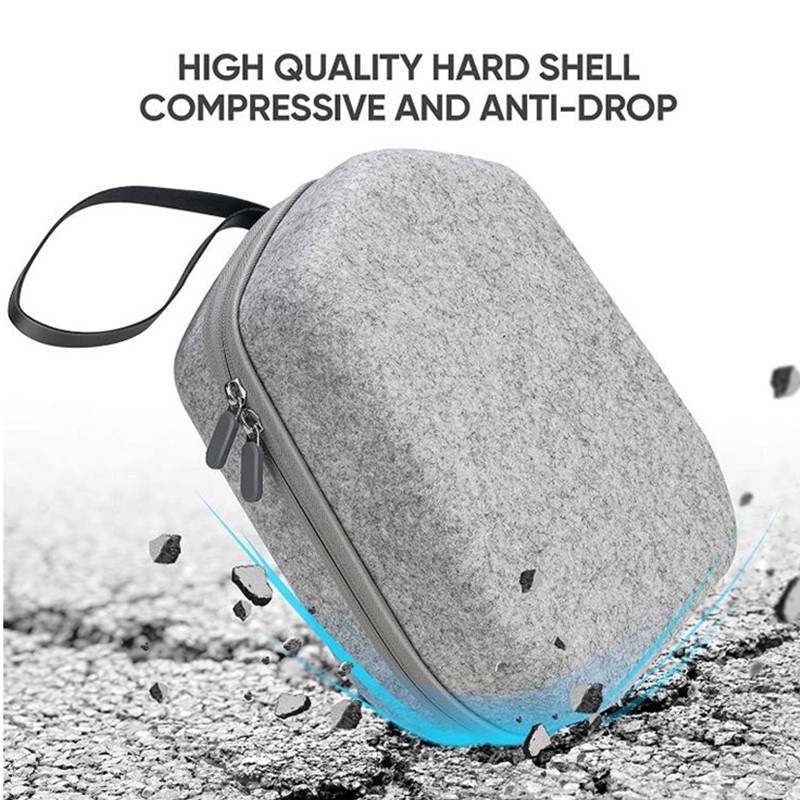 Portable VR Glasses Storage Case For Oculus Quest 2(Gray)_voghion.com