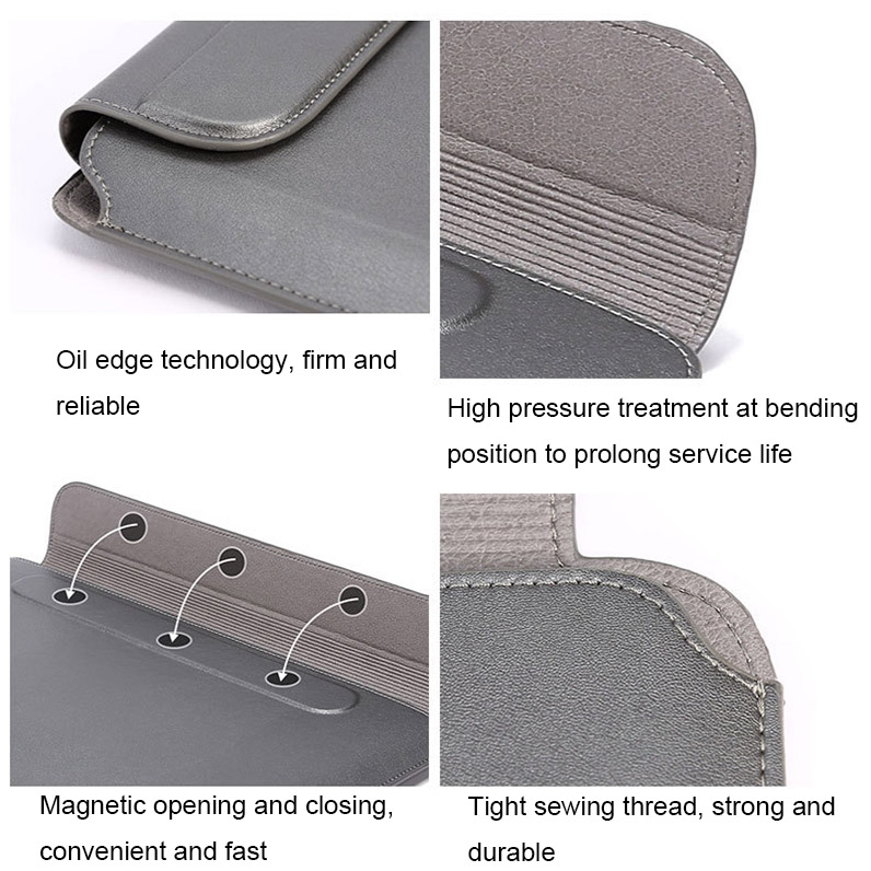 Sac pour ordinateur portable avec support multifonctionnel, taille: 13 pouces (noir)_voghion.com