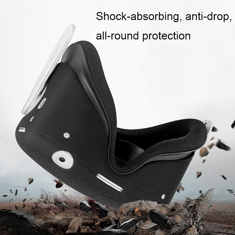 VR-stötsäkert och dammtätt fodral för Oculus Quest 2 (svart)_voghion.com