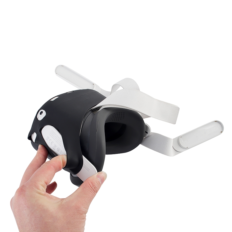 VR-stötsäkert och dammtätt fodral för Oculus Quest 2 (svart)_voghion.com