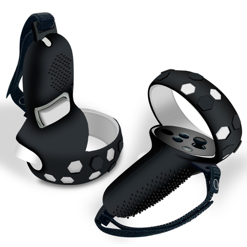 Juego de 6 fundas de silicona para mando de consola Meta Quest con todo incluido (azul)_voghion.com