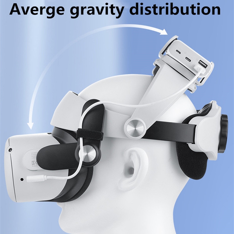 VQ2 Elite Head Strap With Battery Holder For Meta Quest 2_voghion.com
