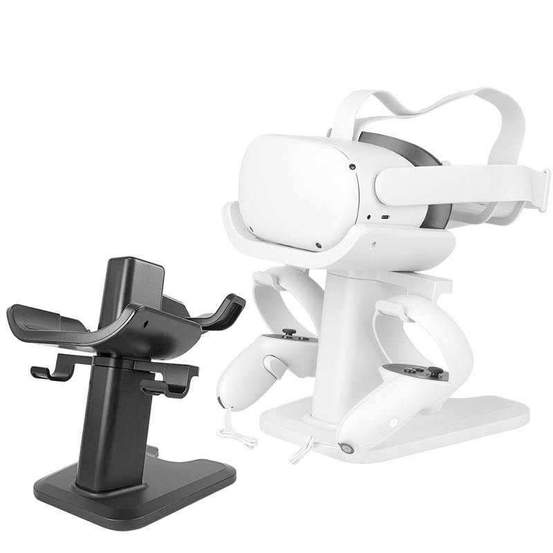 Supporto per visore VR e supporto per controller per Meta Quest 2 (bianco)_voghion.com