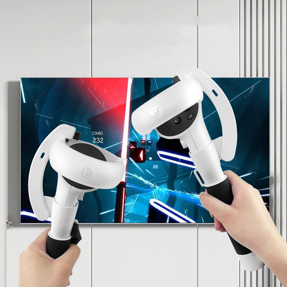 VR krmilniki z dolgim ​​ročajem za Meta Quest 2, igranje iger Beat Saber_voghion.com