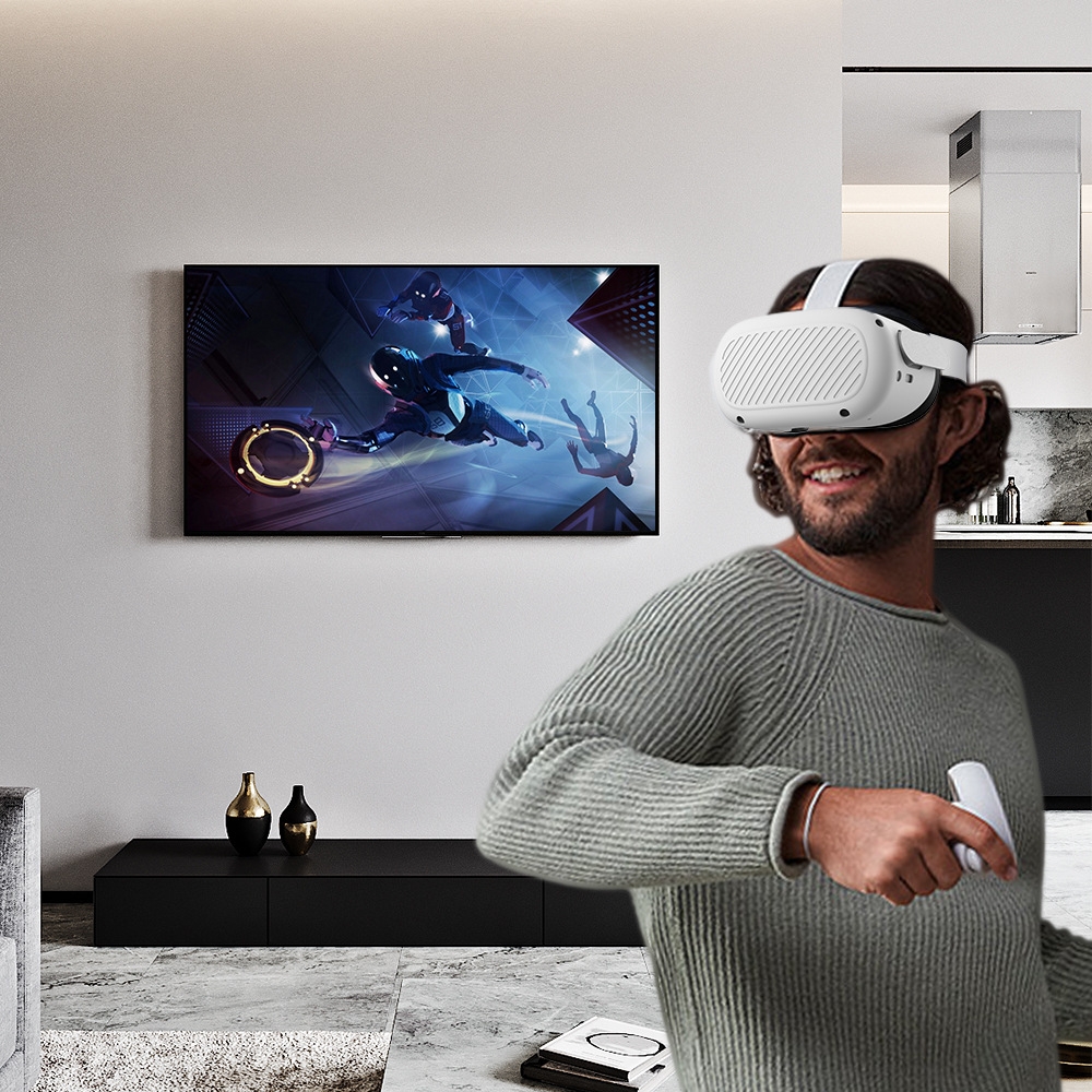 VR-prillide objektiivi ja käepideme kaitseümbris Oculus Quest 2-le (roheline)_voghion.com
