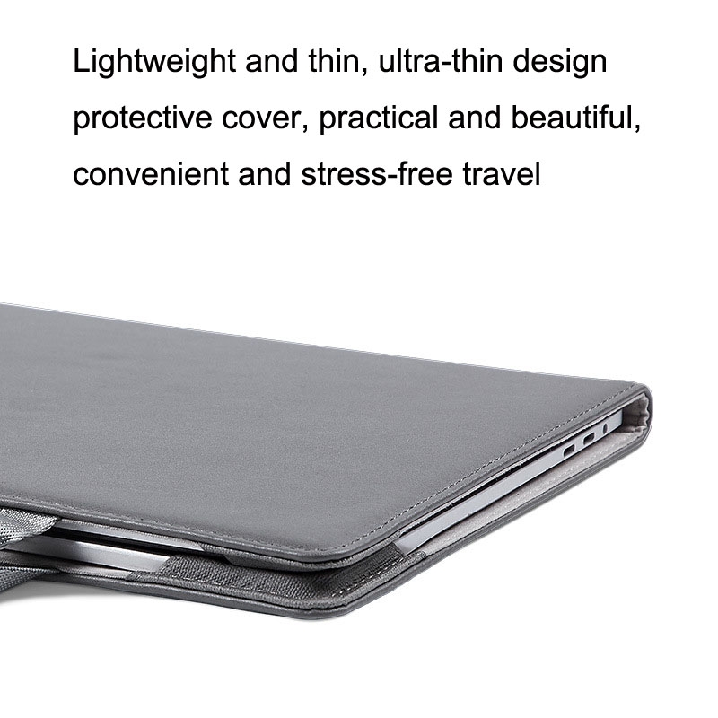 Laptop Bag Protective Case Tote Bag For MacBook Pro 15.4 inch, Color: Dark Gray + Power Bag_voghion.com