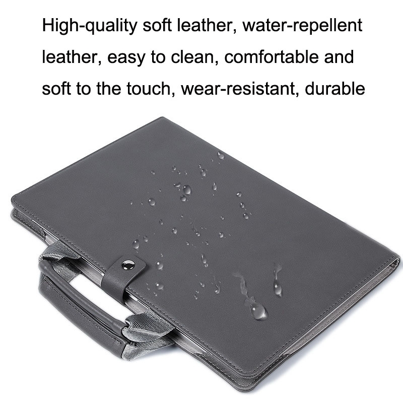 Laptop Bag Protective Case Tote Bag For MacBook Pro 15.4 inch, Color: Dark Gray + Power Bag_voghion.com