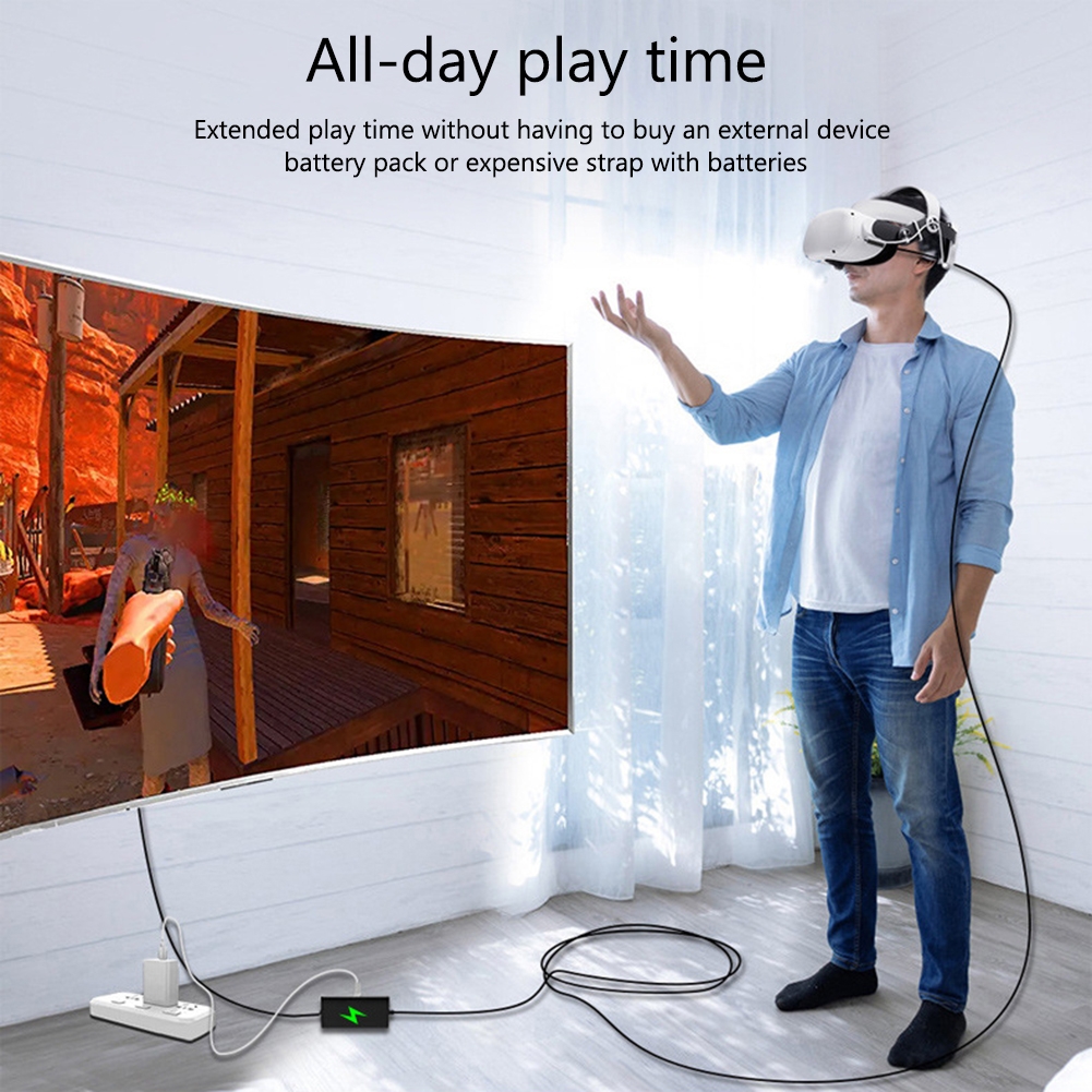 Fir Meta Quest Pro USB op Typ-C VR Headset Datenleitungskabel 5m_voghion.com