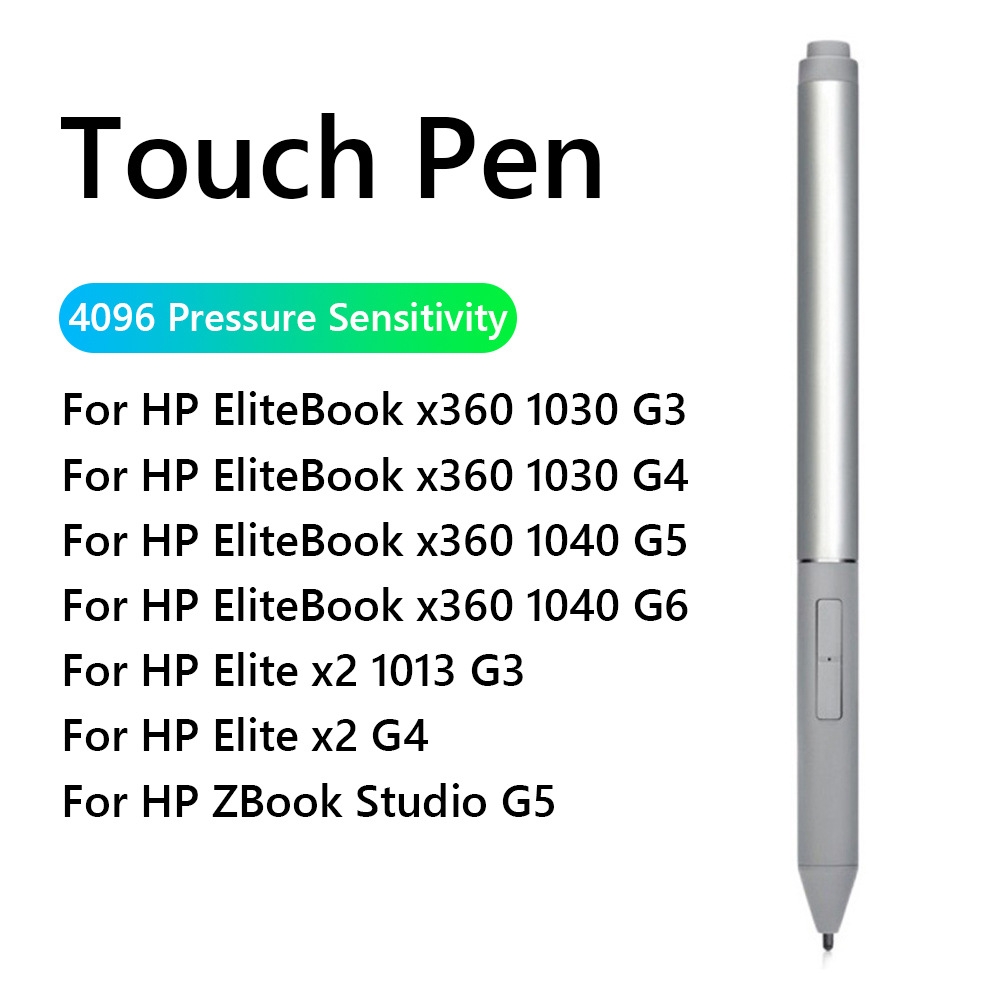 For HP Elitebook And ZBook X360 1030 G2/G3 Bluetooth Anti-touch Touch Pen(Silver)_voghion.com
