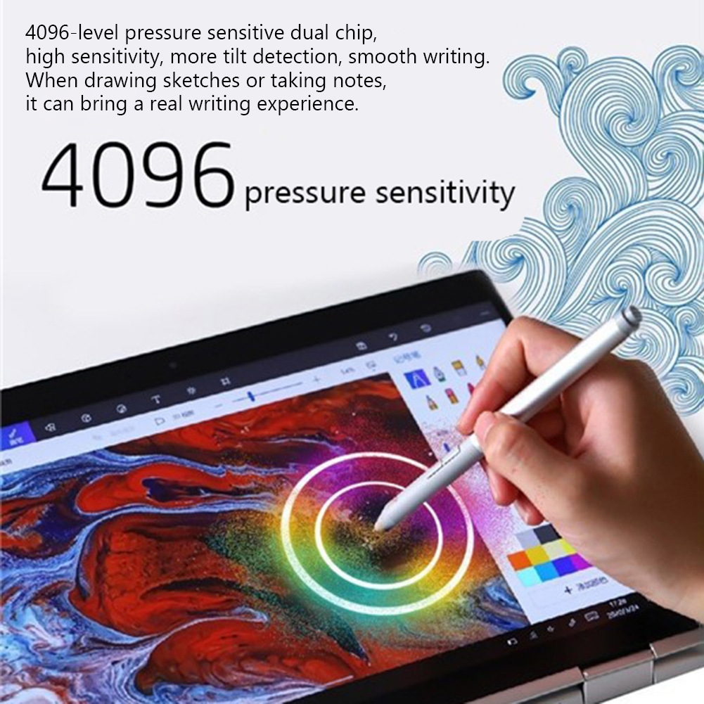 For HP Elitebook And ZBook X360 1030 G2/G3 Bluetooth Anti-touch Touch Pen(Silver)_voghion.com